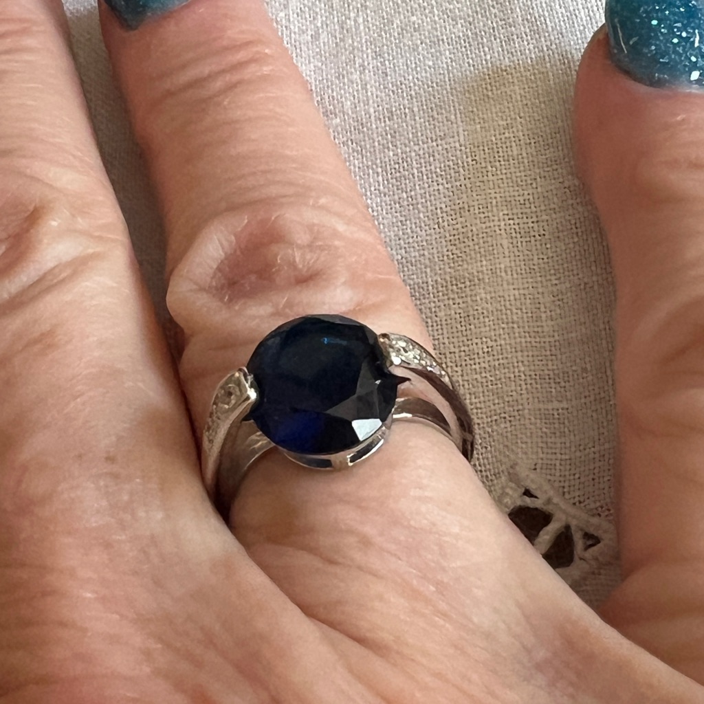 3 Ct Sapphire Ring